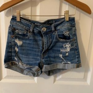 american eagle jean shorts